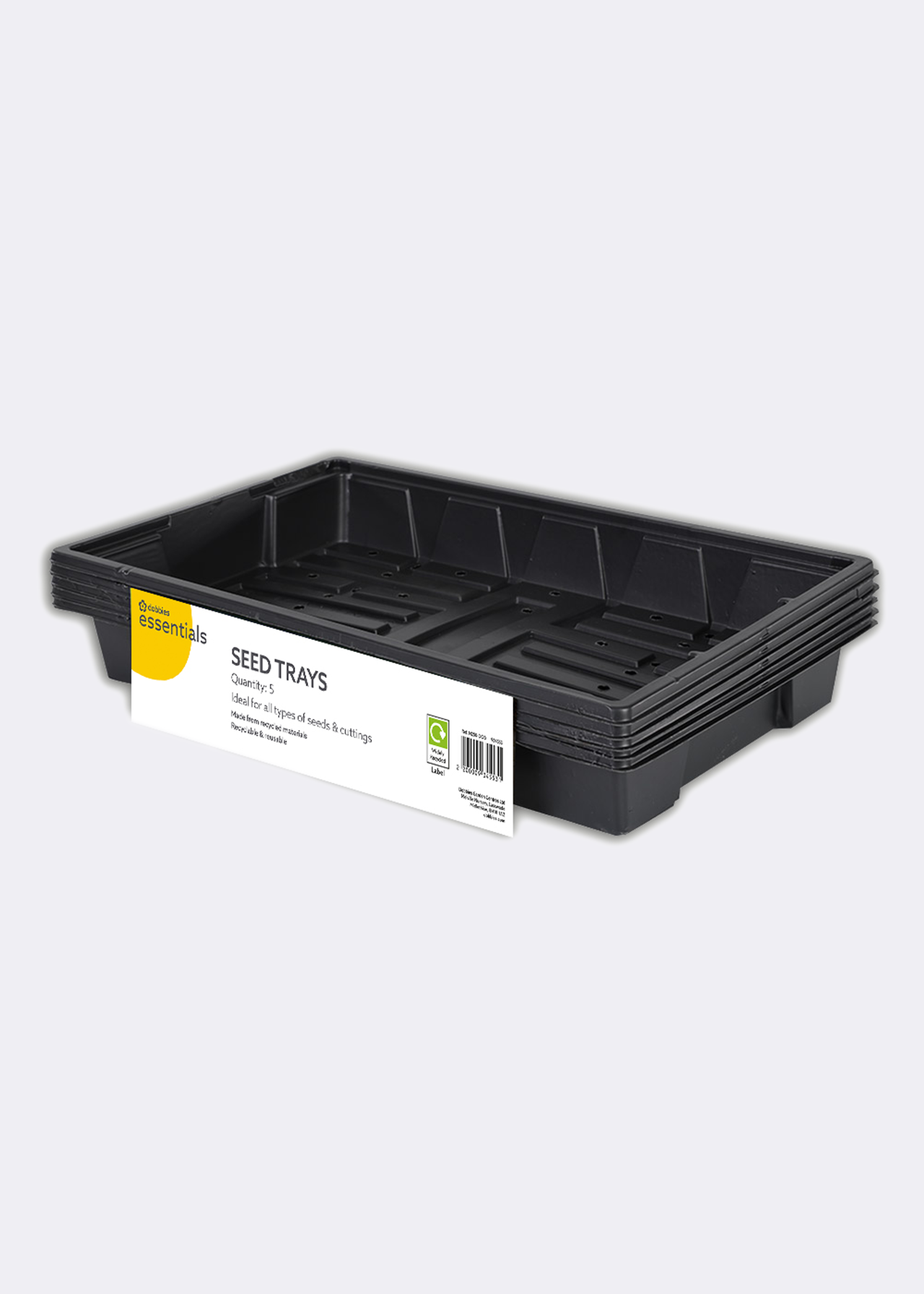 Pack of 5 Dobbies Seed Trays