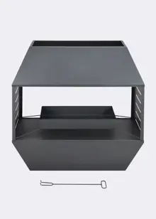 Extra Large Mesh Outdoor Fireplace