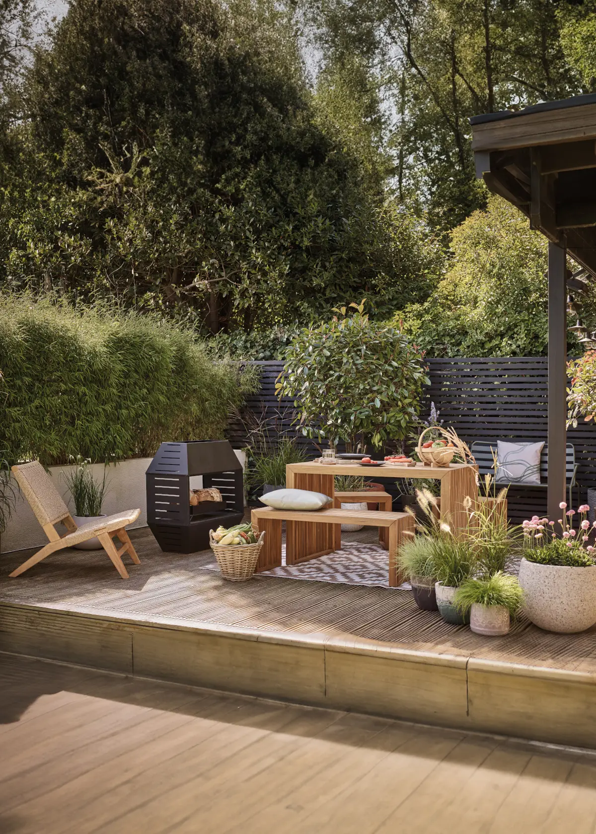 A photo of Extra Large Mesh Outdoor Fireplace