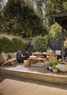 Extra Large Mesh Outdoor Fireplace