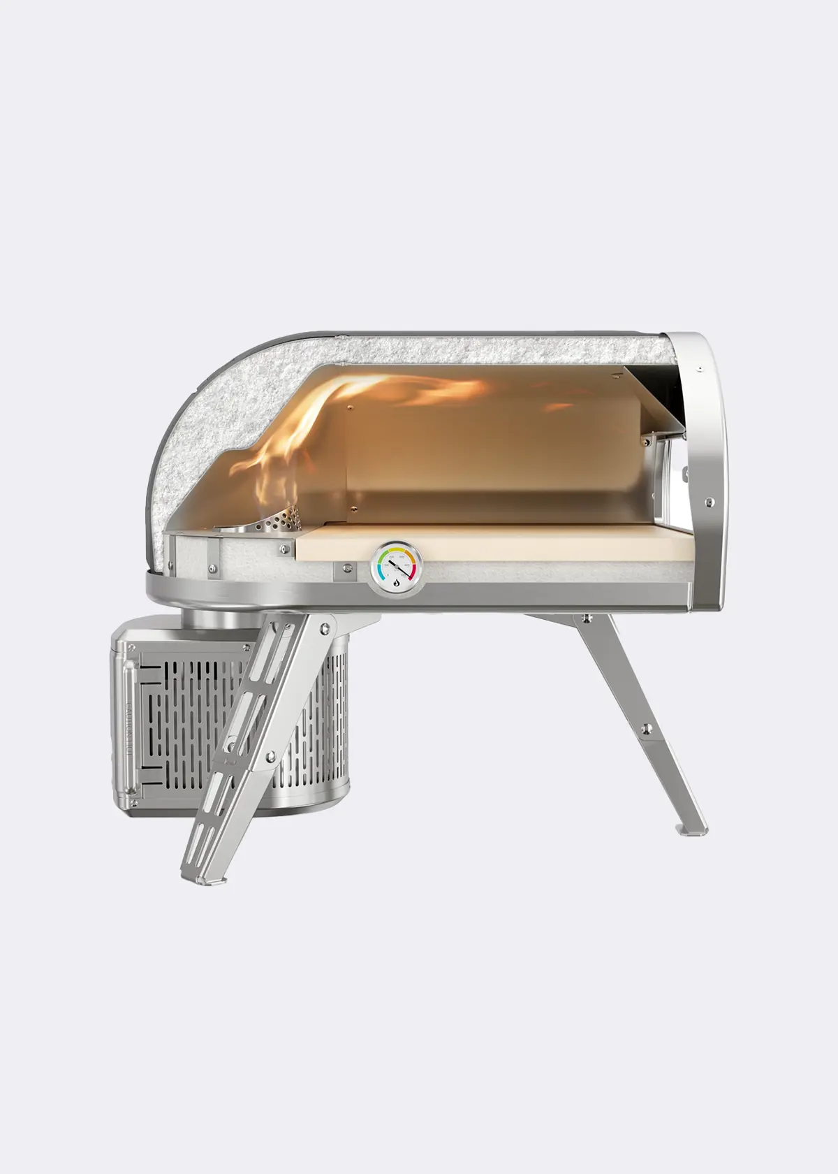 A photo of Gozney Roccbox Woodburner