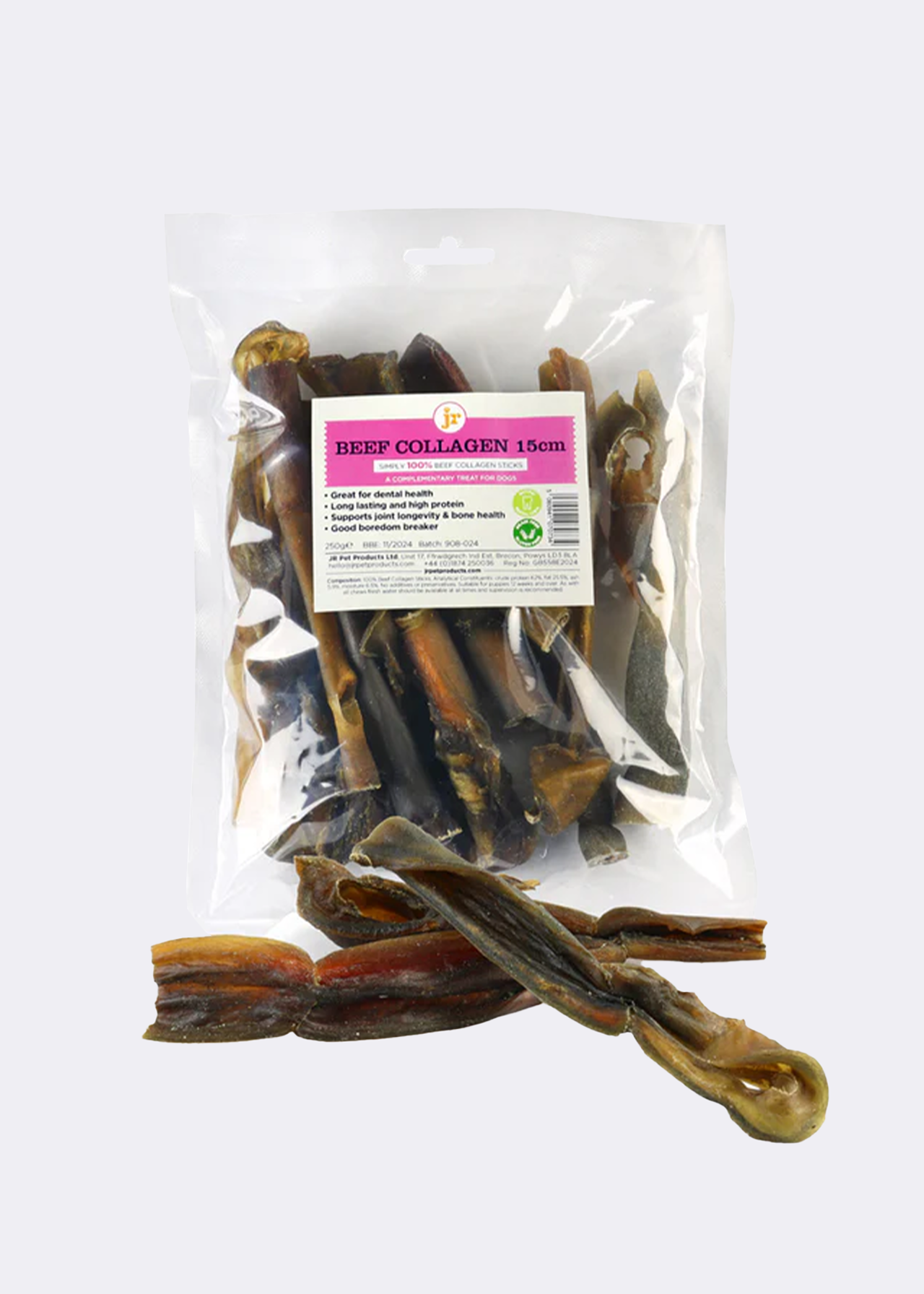 Beef Collagen Sticks 15cm 250g