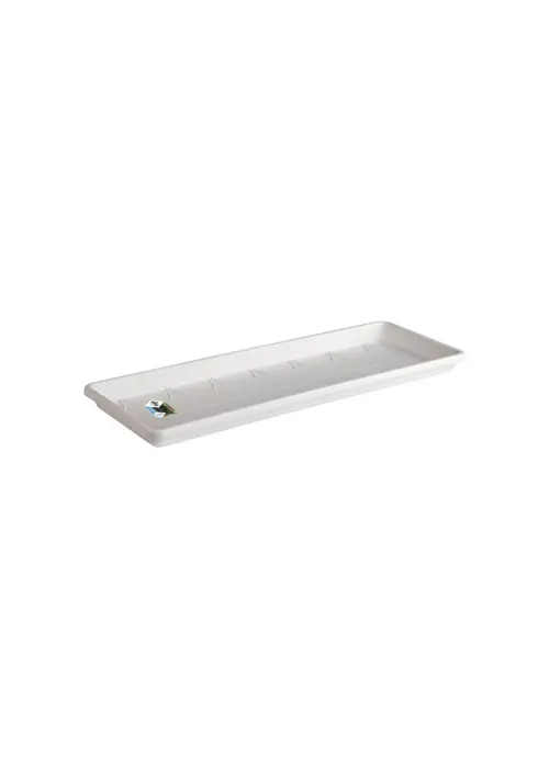A photo of Elho Barcelona Trough Saucer 50cm White