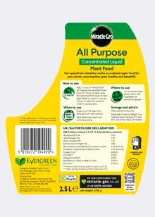 Miracle-Gro All Purpose Concentrate Plant Food 2.5L