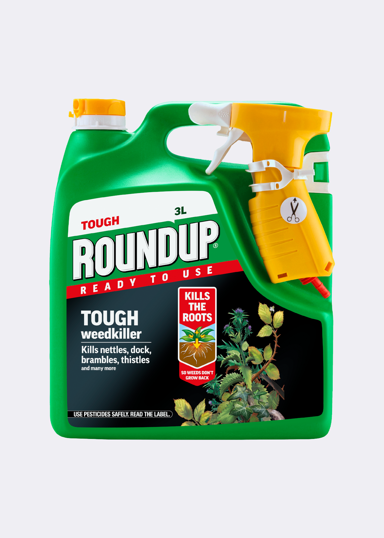 Roundup Tough Ready-To-Use Weedkiller 3L