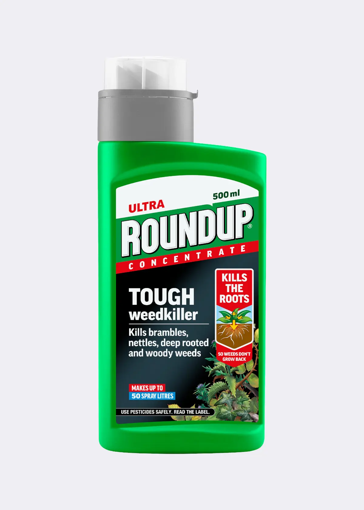A photo of Roundup Tough Concentrate Weedkiller 500ml