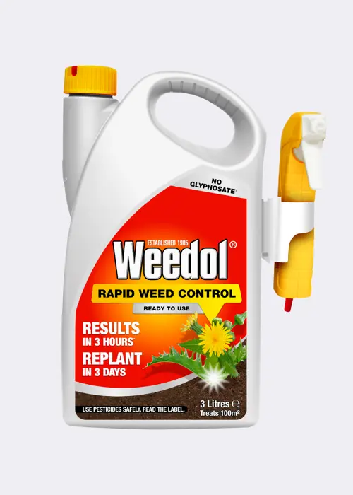 A photo of Weedol Rapid Ready-To-Use Weedkiller 3L