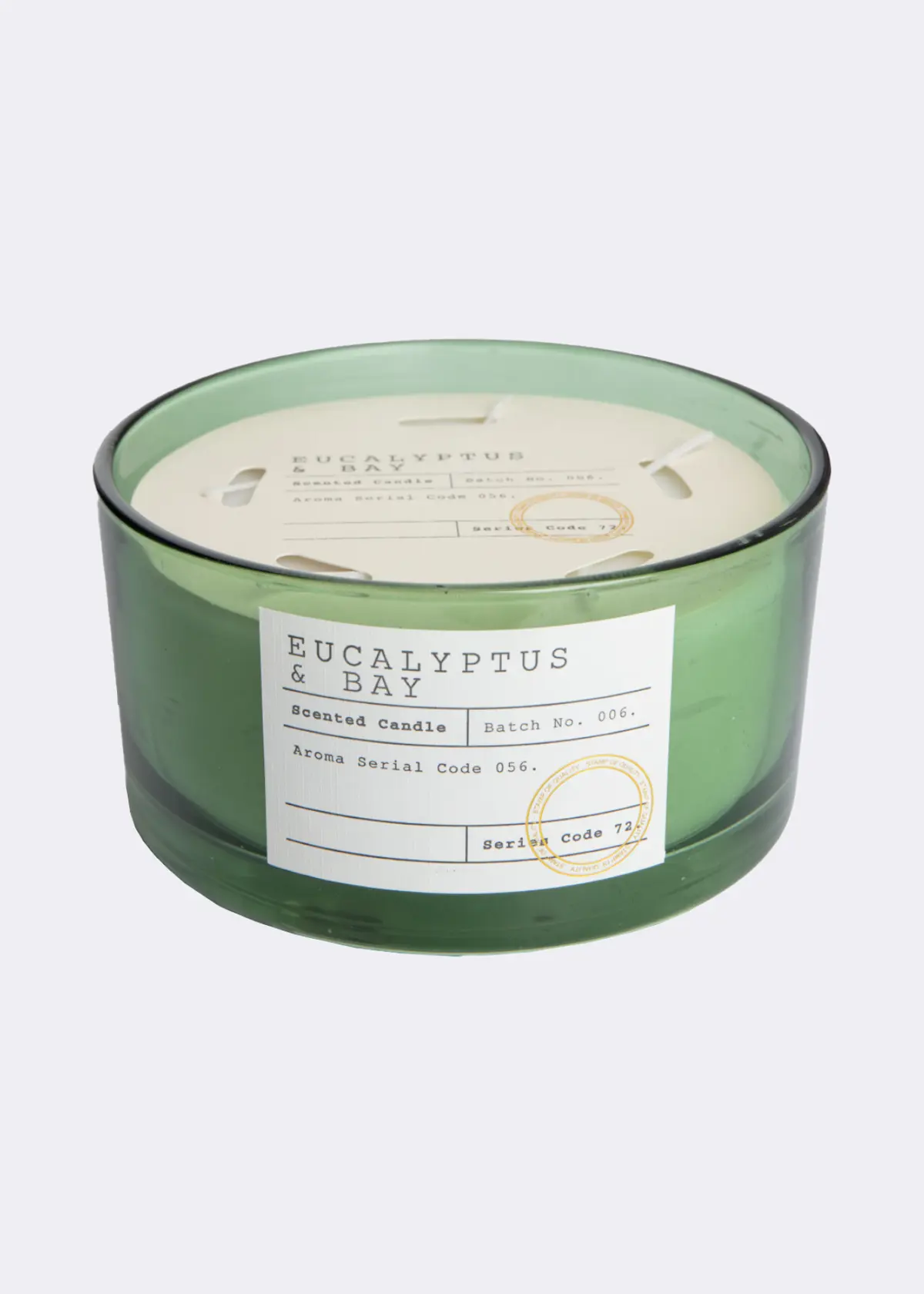 A photo of Eucalyptus & Bay Five Wick Candle