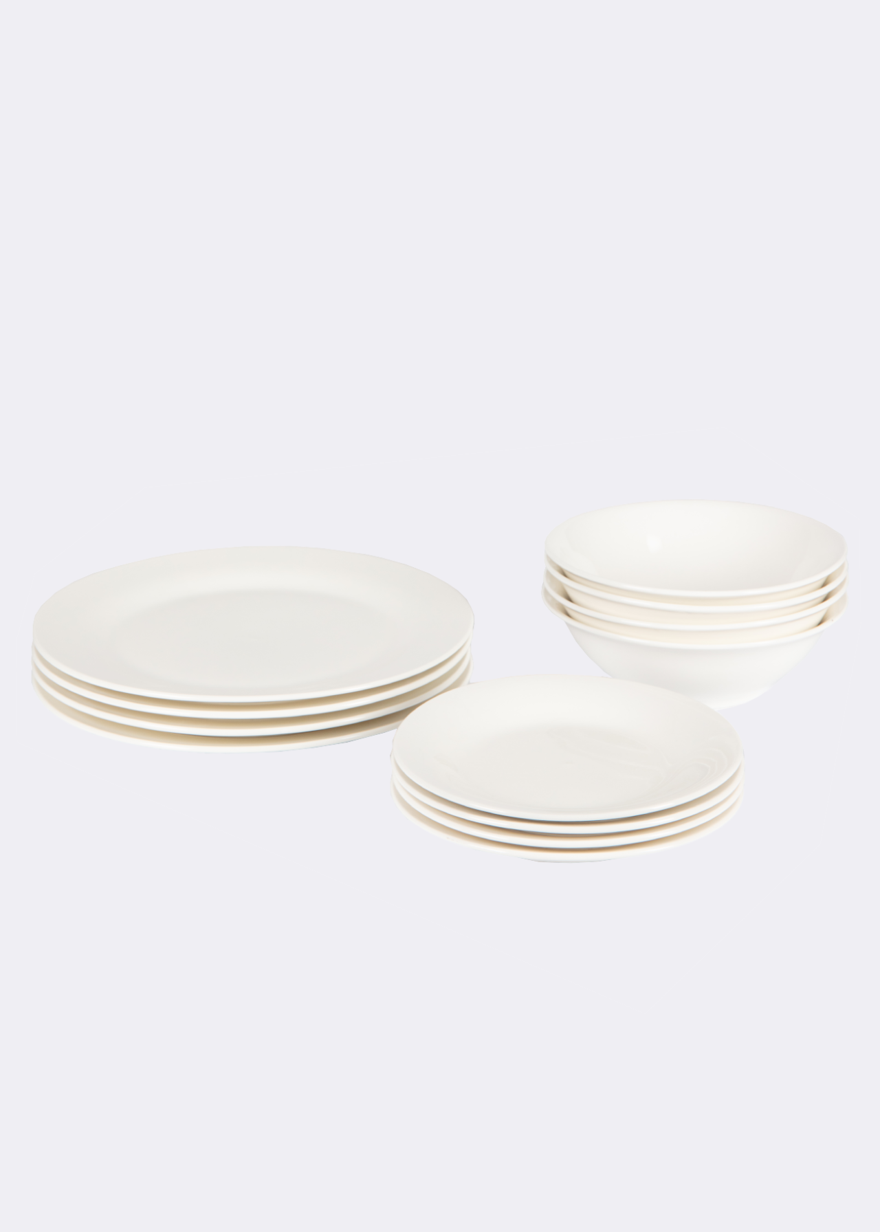 RSW 12 Piece White Dinner Set