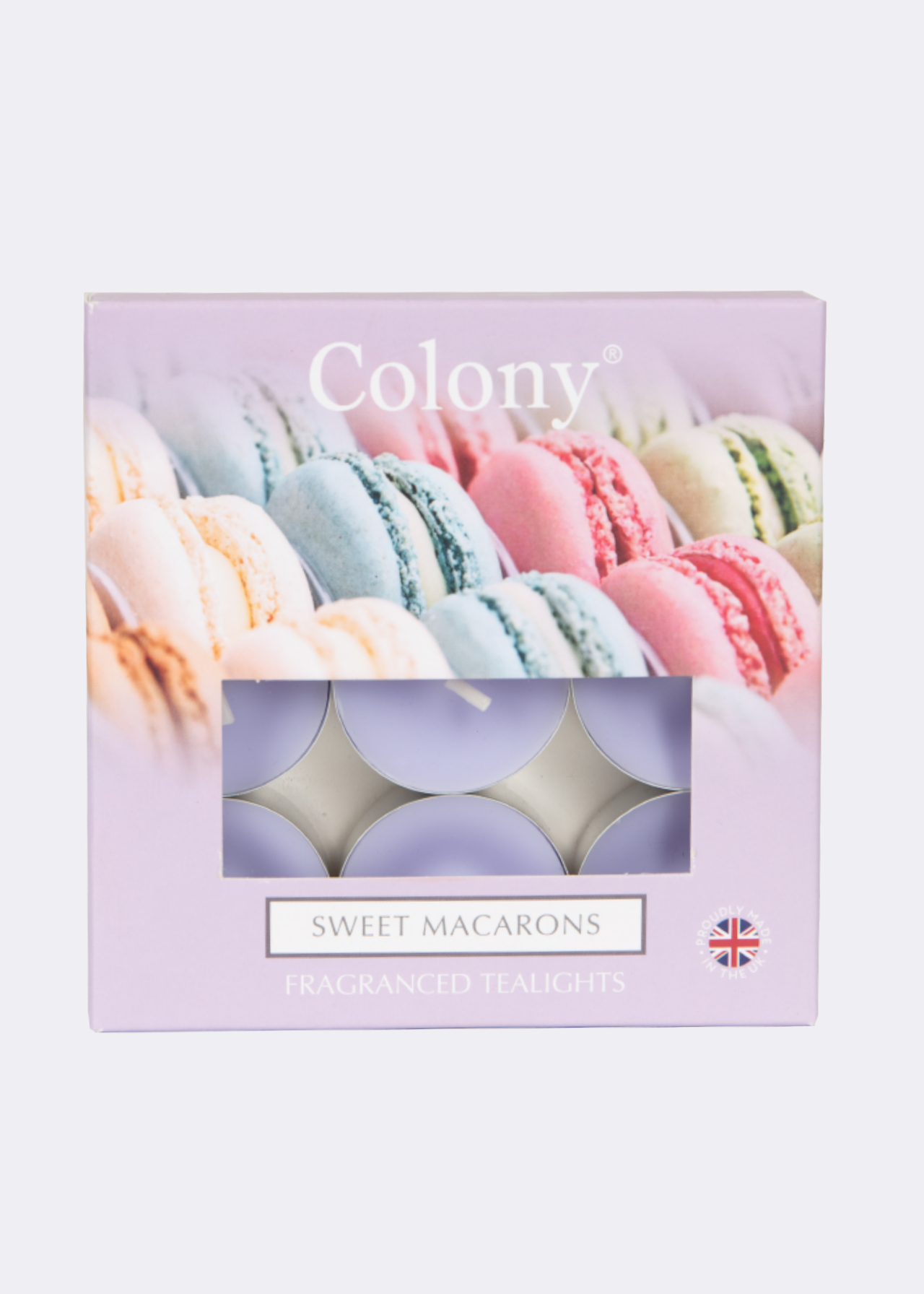 Sweet Macarons Tealights Pack Of 9