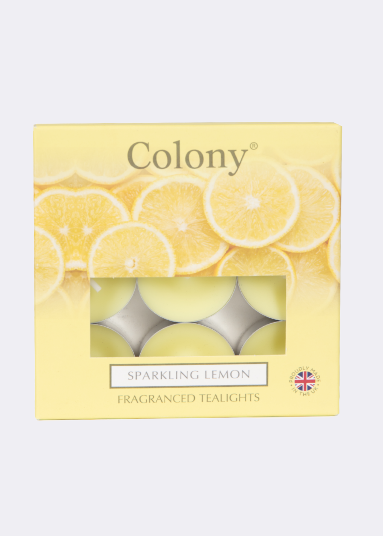 Sparkling Lemon Tealights Pack Of 9