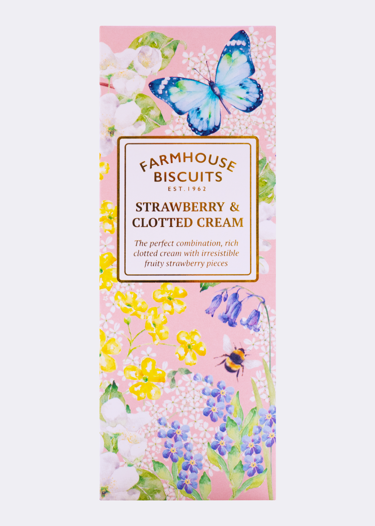 Farmhouse Biscuits Strawberry & Clotted Cream Biscuits In En