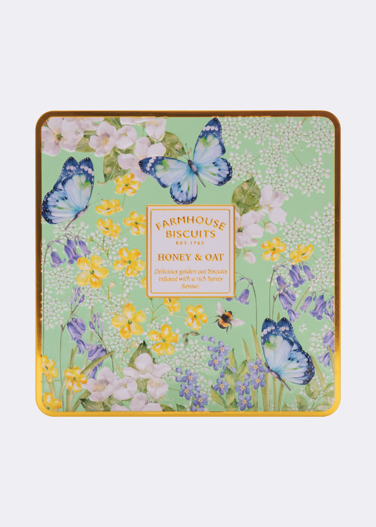 Farmhouse Biscuits Honey & Oat Biscuits In English Garden Ti