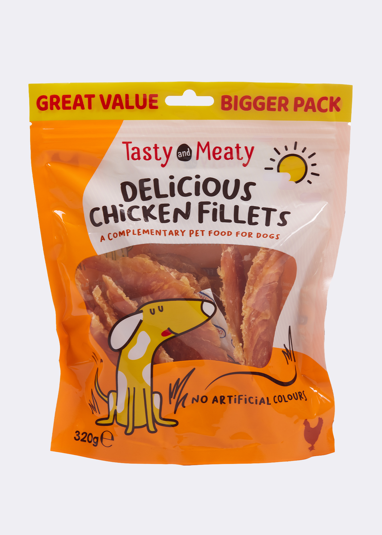 Tasty & Meaty Chewy Chicken Fillets 320g