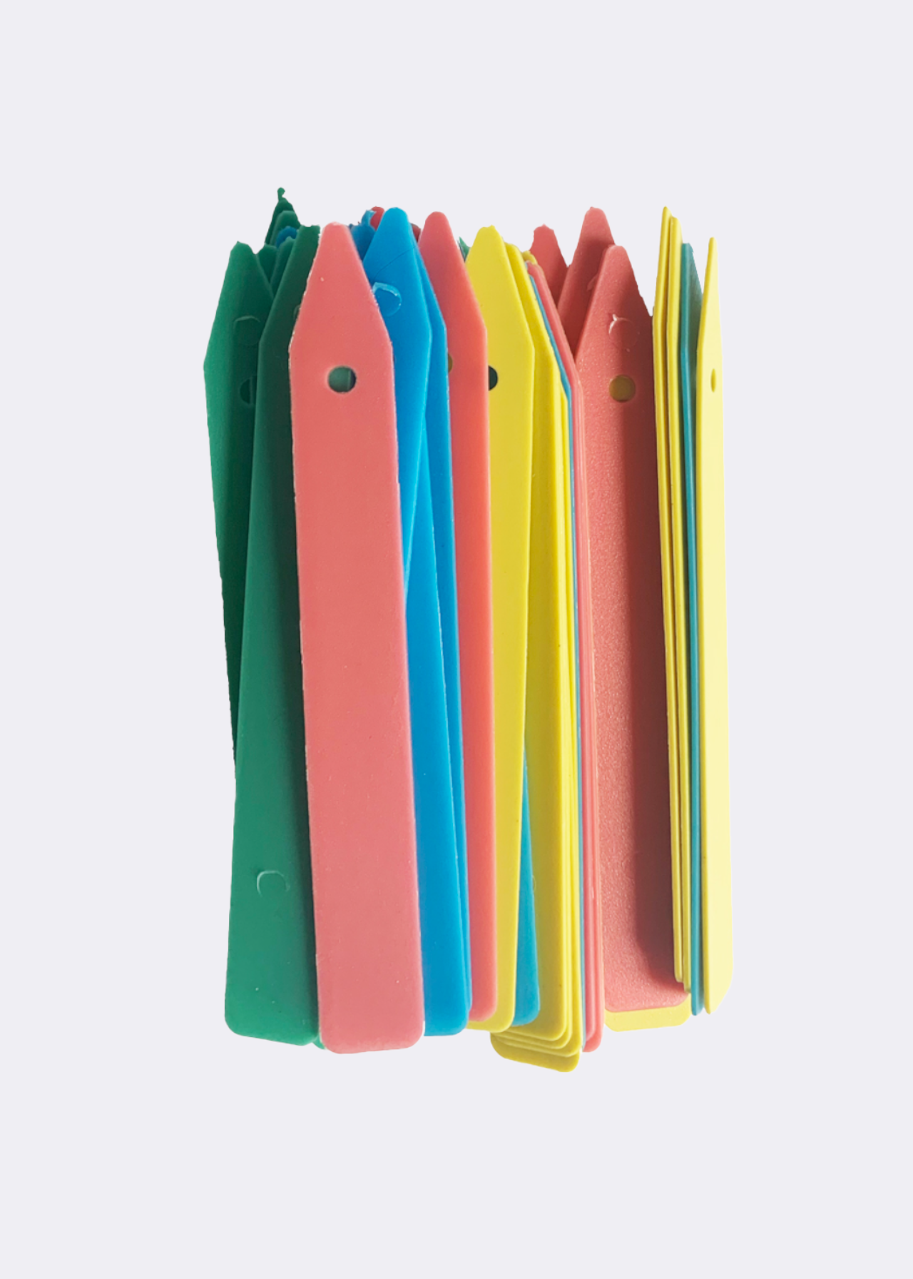 Pack of 50 Coloured Plastic Plant Labels 10cm