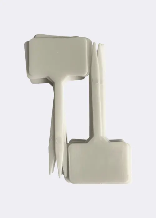 A photo of Pack of 20 White T Labels 10cm