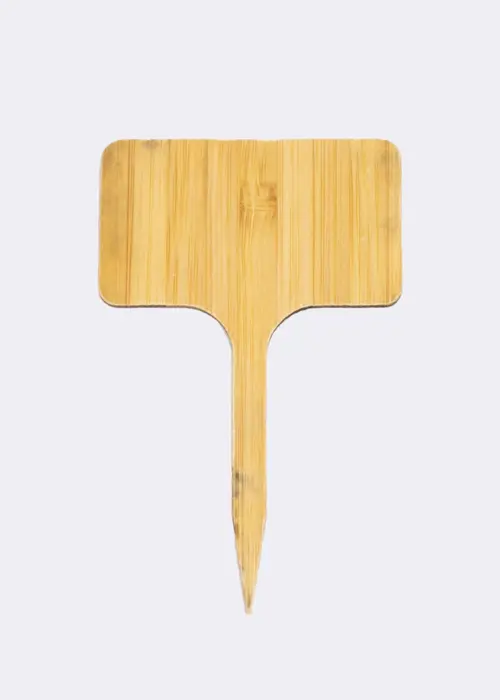 A photo of Pack of 10 Bamboo T Plant Labels 10cm