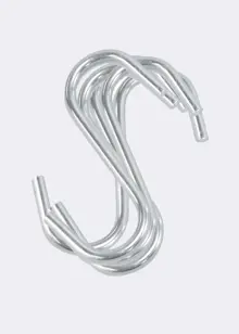 Pack of 5 Steel S Hook Small