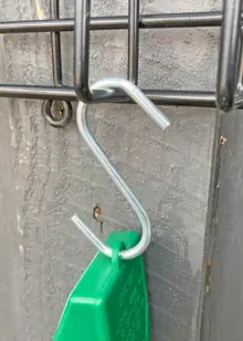Pack of 5 Steel S Hook Small