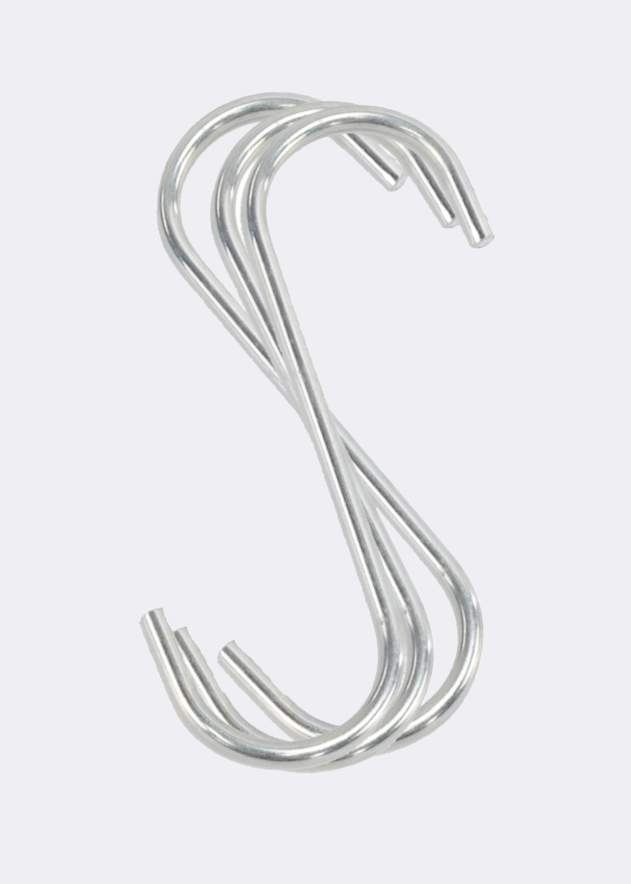 Pack of 3 Steel S Hook Medium