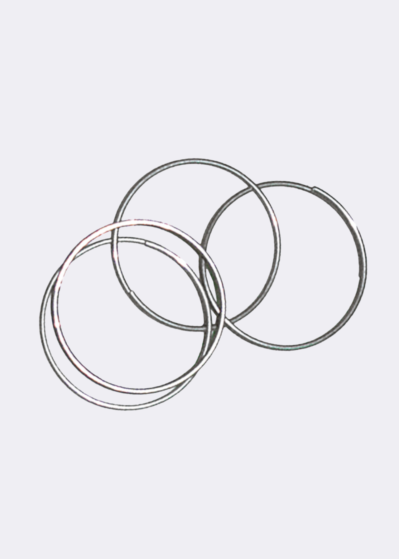 Pack of 50 Plant Rings Zinc Coated