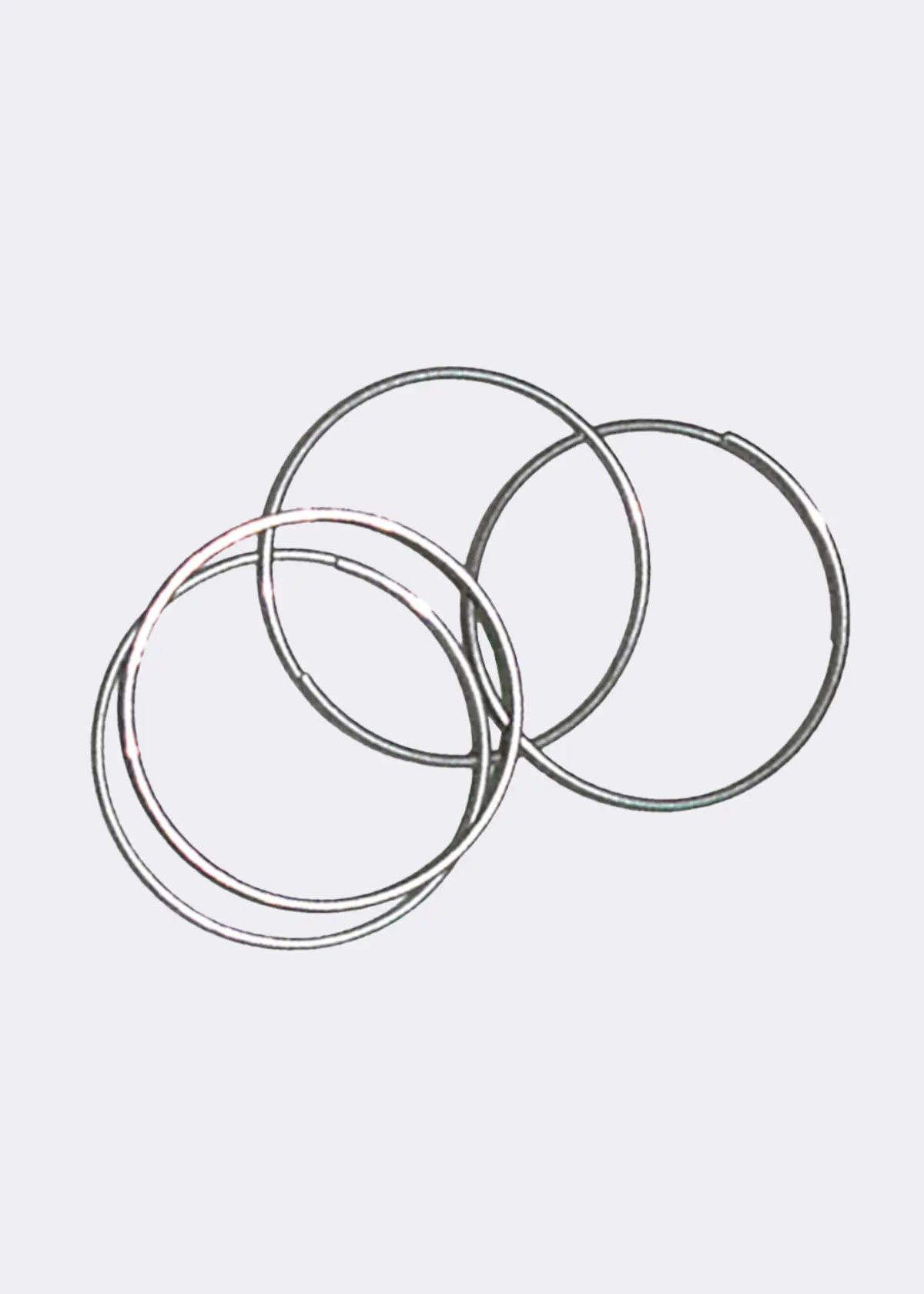 A photo of Pack of 50 Plant Rings Zinc Coated