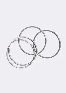 Pack of 50 Plant Rings Zinc Coated