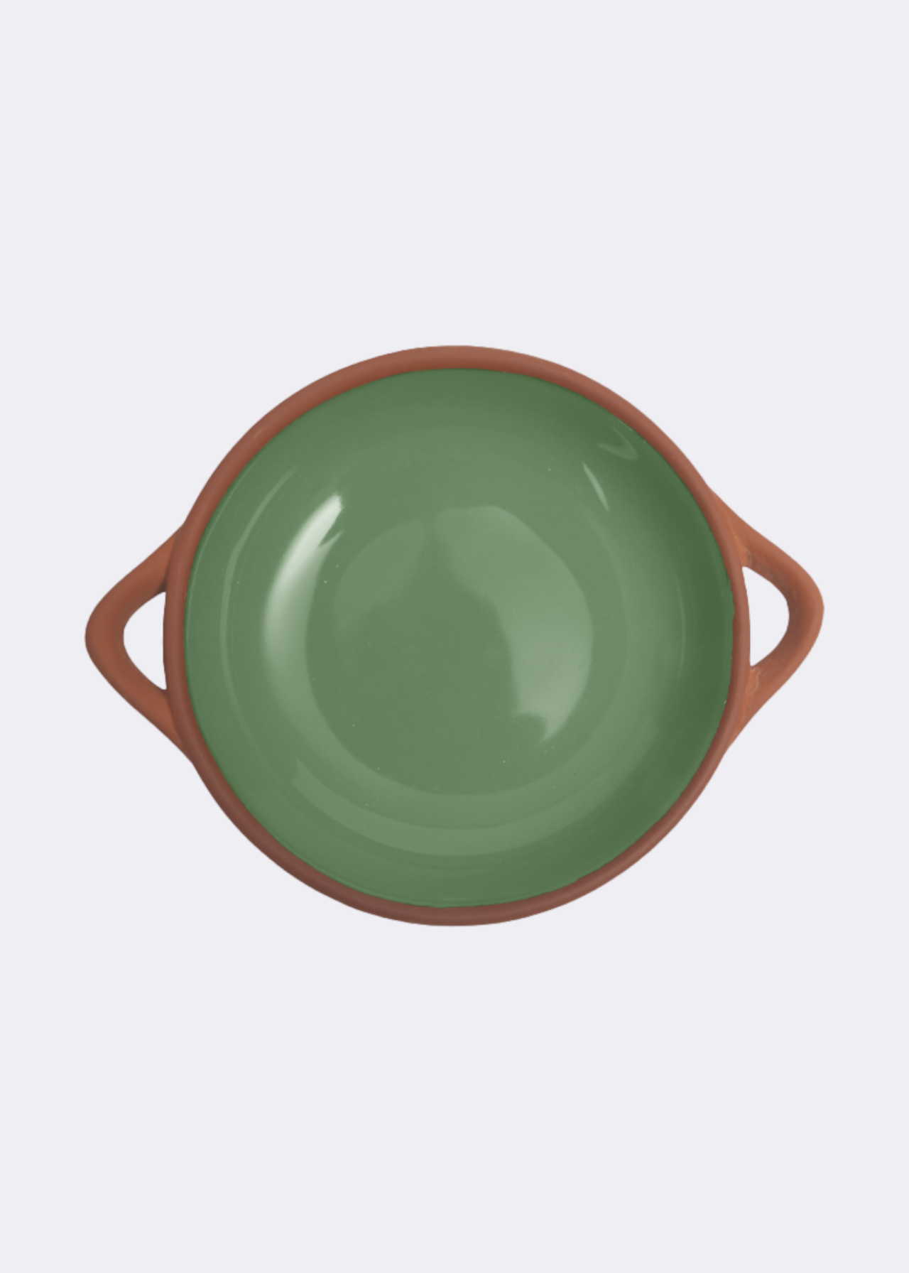 Sintra Small Glazed Terracotta Tapas Dish Green