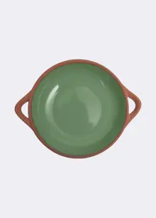 Sintra Small Glazed Terracotta Tapas Dish Green
