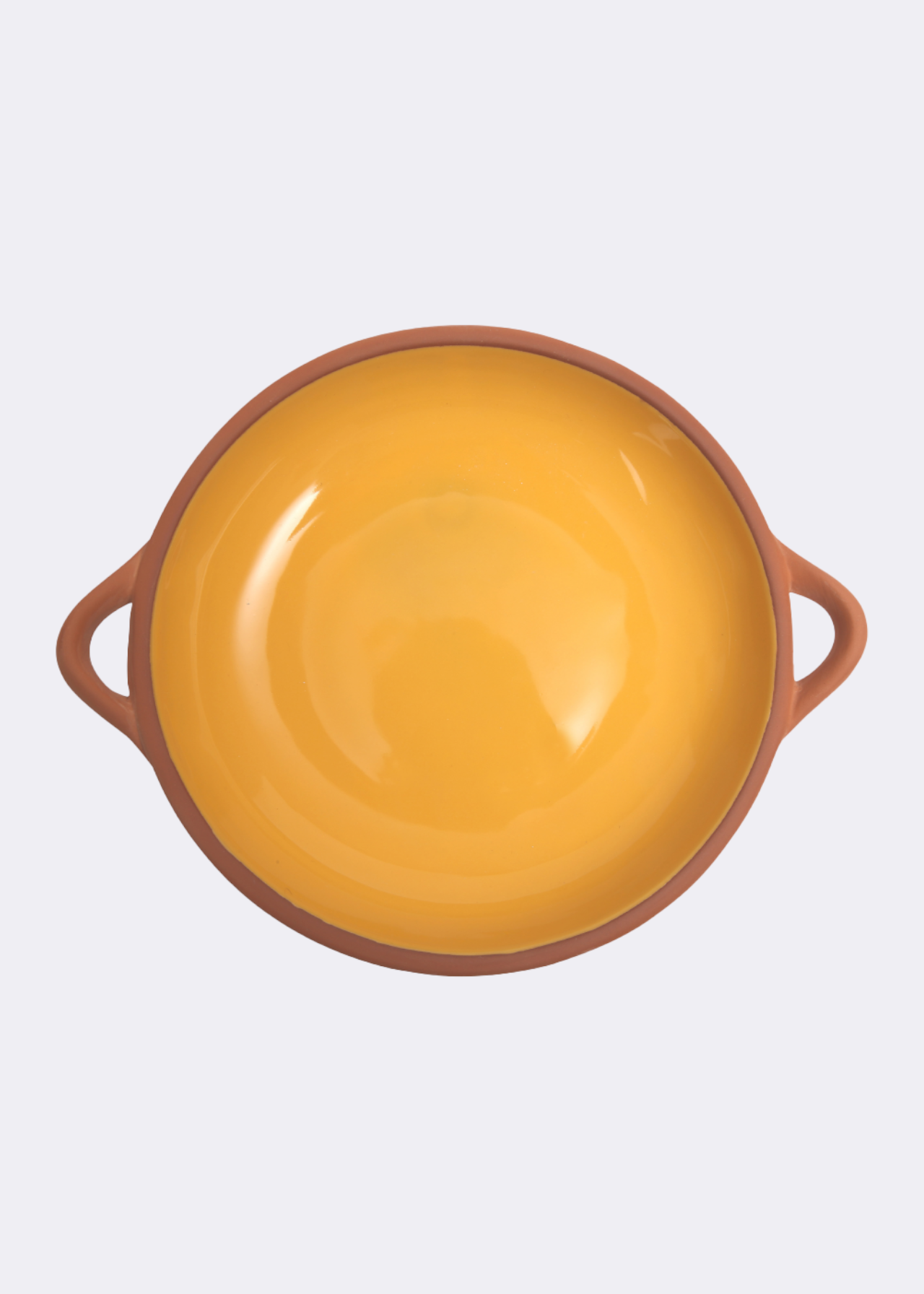 Sintra Large Glazed Terracotta Tapas Dish Ochre