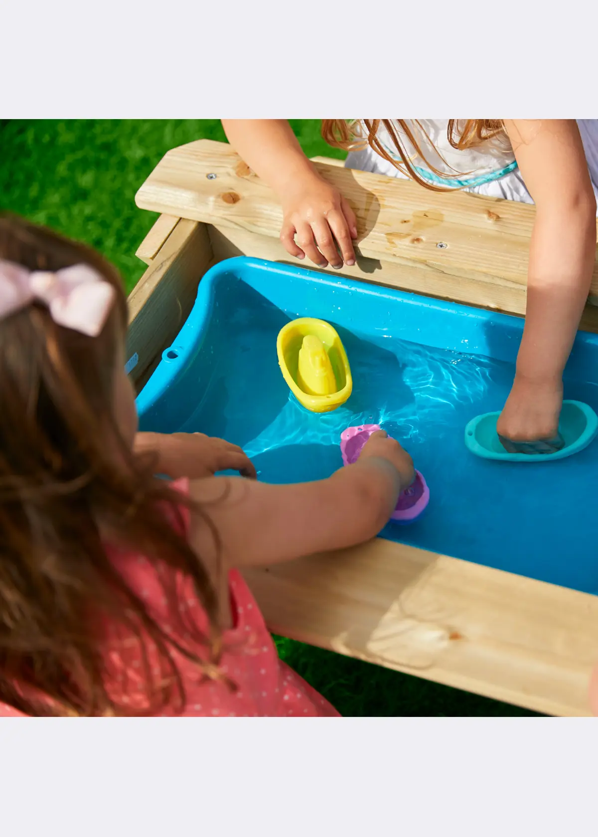 A photo of TP Deluxe Wooden Picnic Table Sandpit