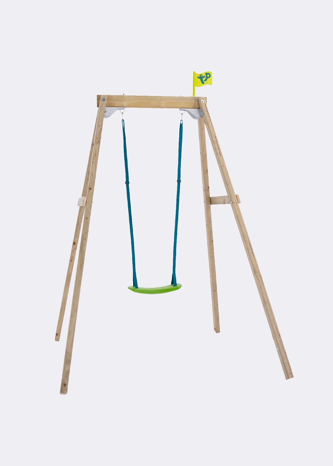 TP Forest Wooden Single Swing Set Dobbies Garden Centres