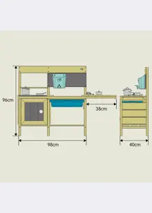 TP Junior Chef Wooden Mud Kitchen