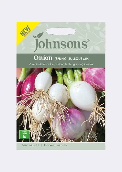 A photo of Onion (Spring) Bulbous Mix Seeds