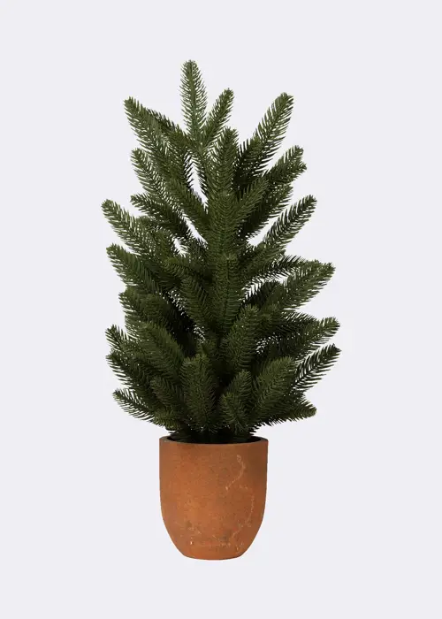 Artificial Christmas Tree in Terracotta Pot 60cm