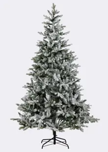 7ft Benmore Snowy Pre-Lit Artificial Christmas Tree