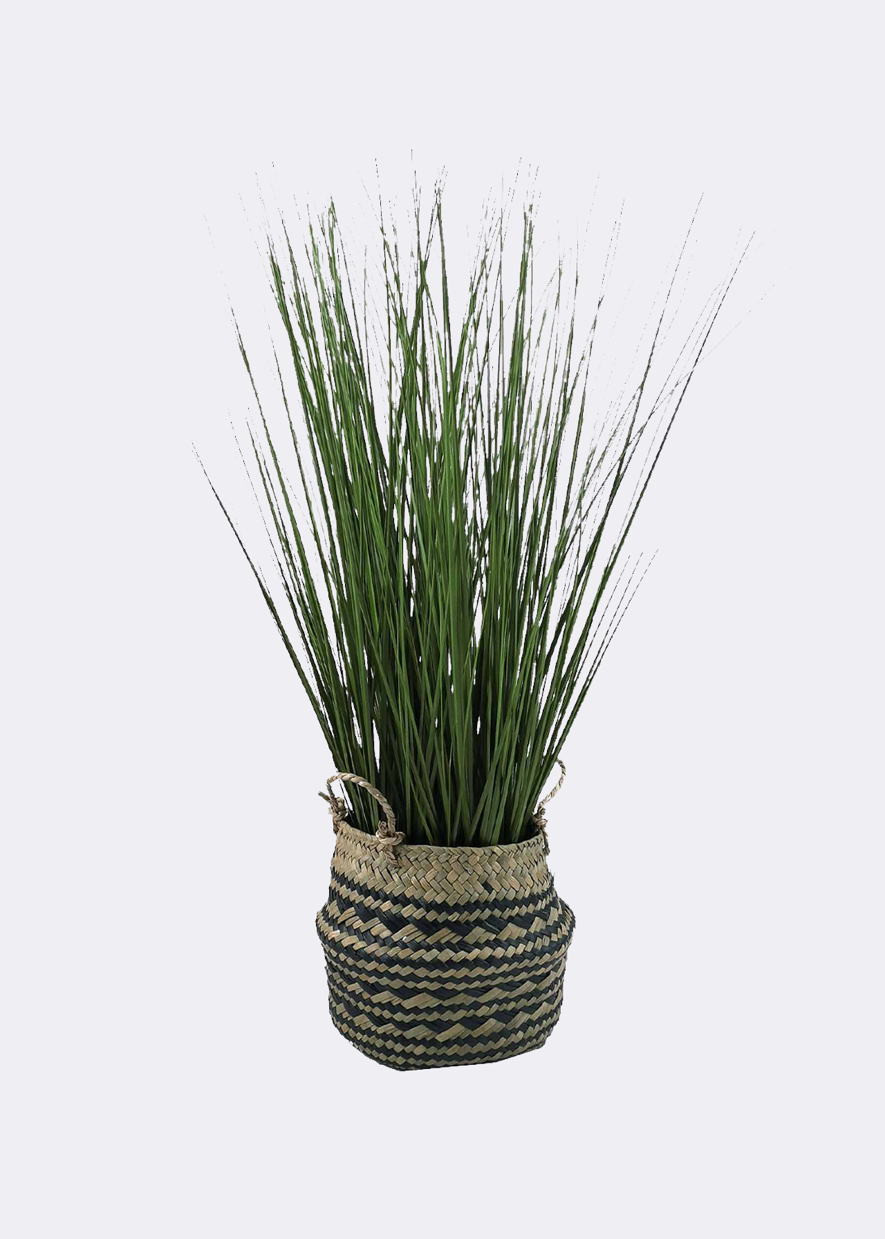 Faux Grass in Basket