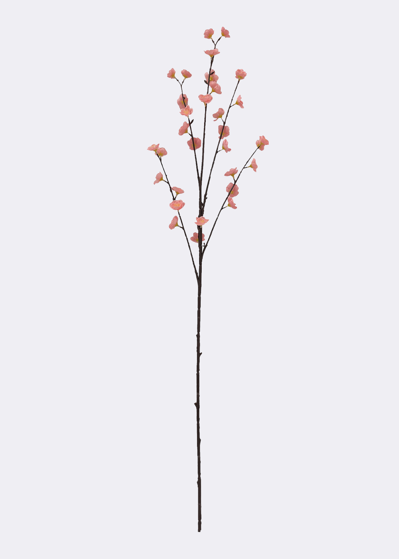 Faux Pink Blossom Stem