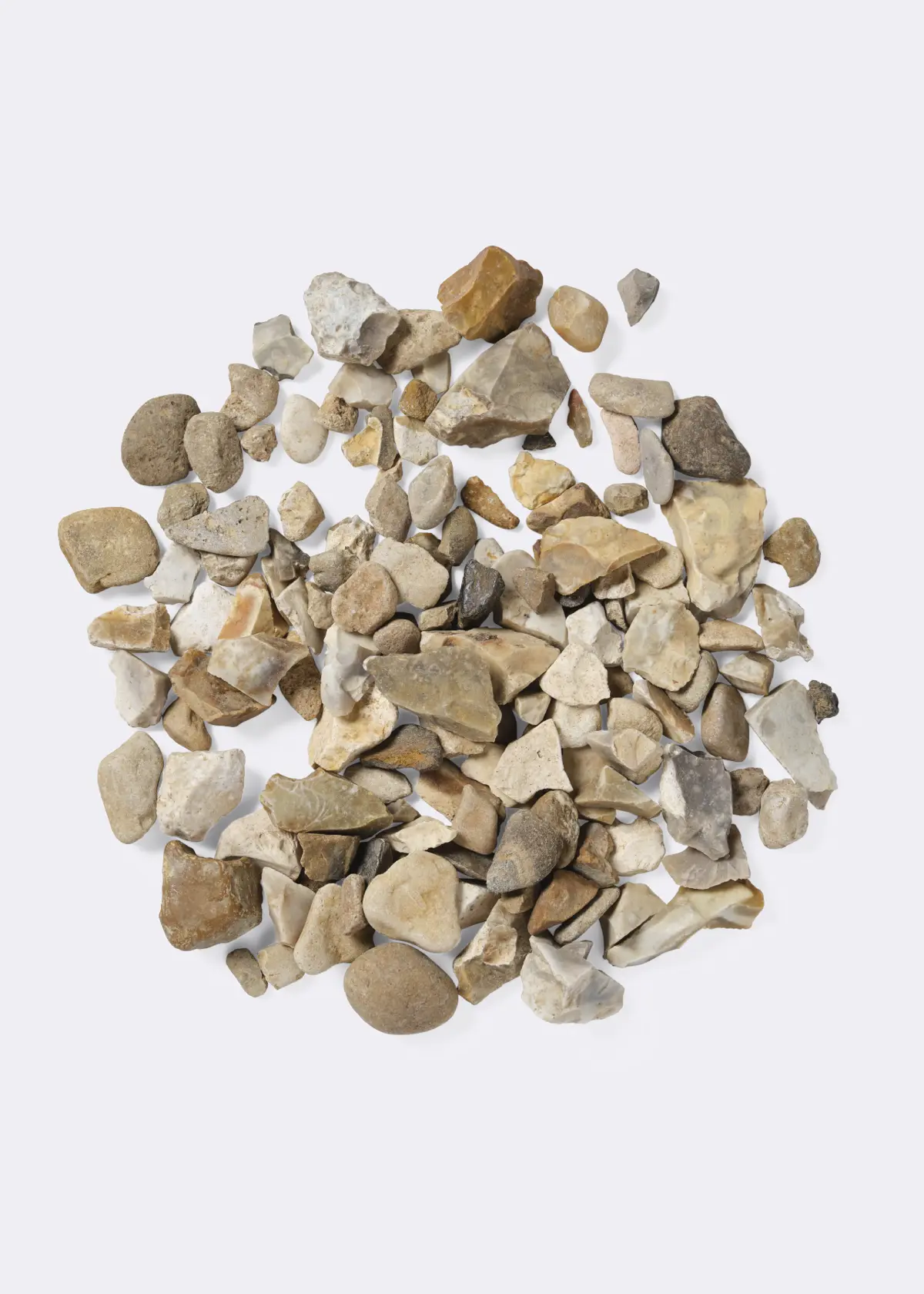 A photo of Barley Gold Stone Chippings Bulk Bag