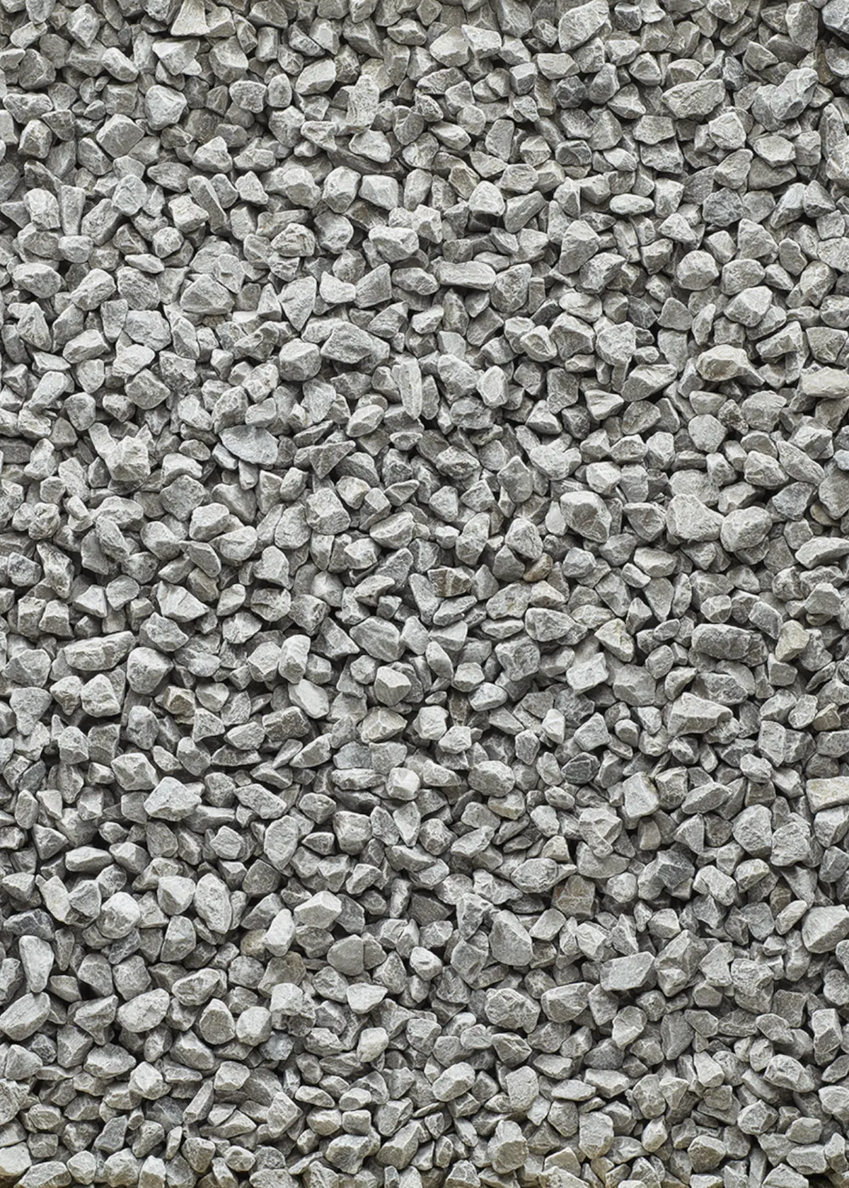 A photo of Dove Grey Stone Chippings Bulk Bag