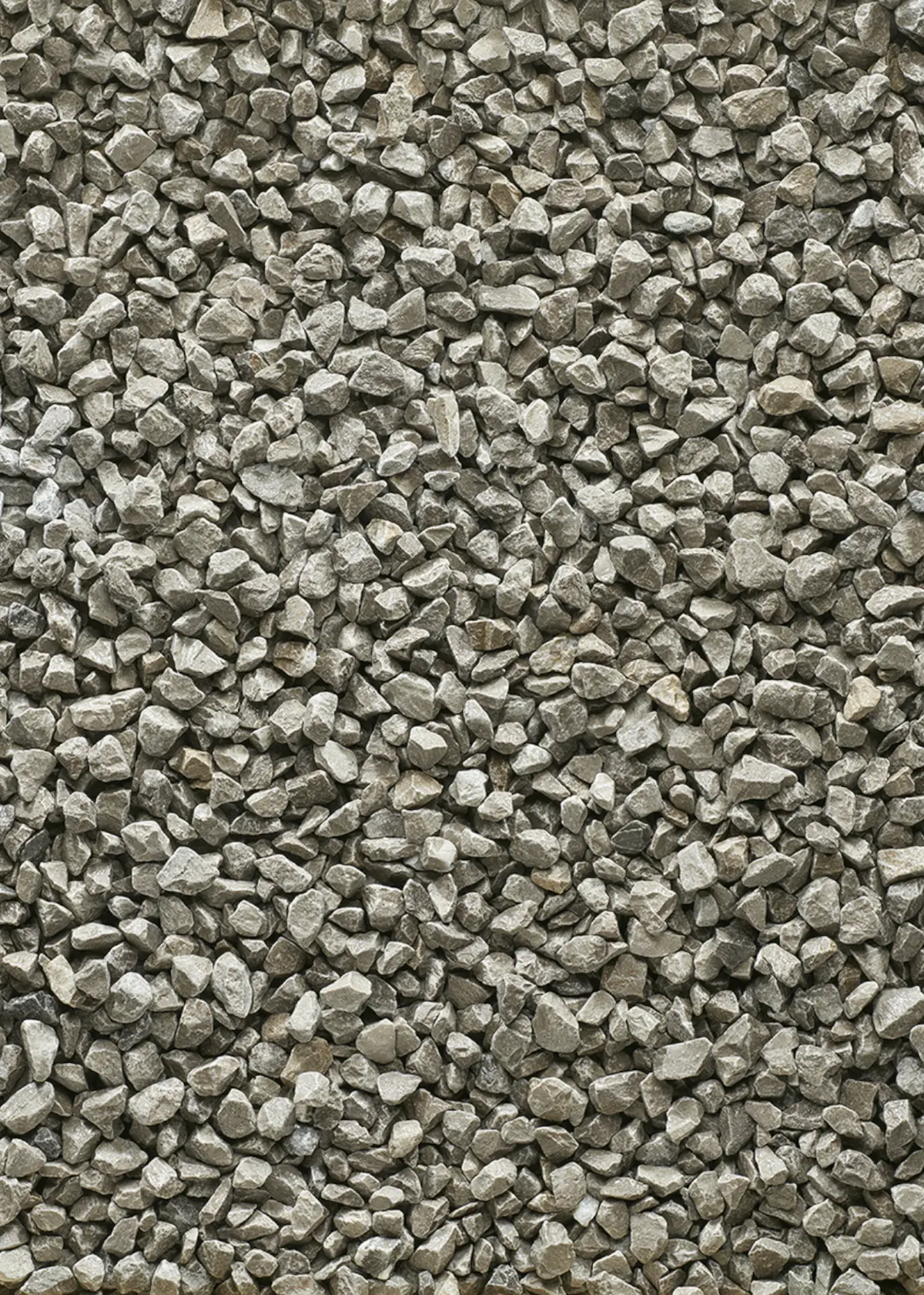 A photo of Dove Grey Stone Chippings Bulk Bag