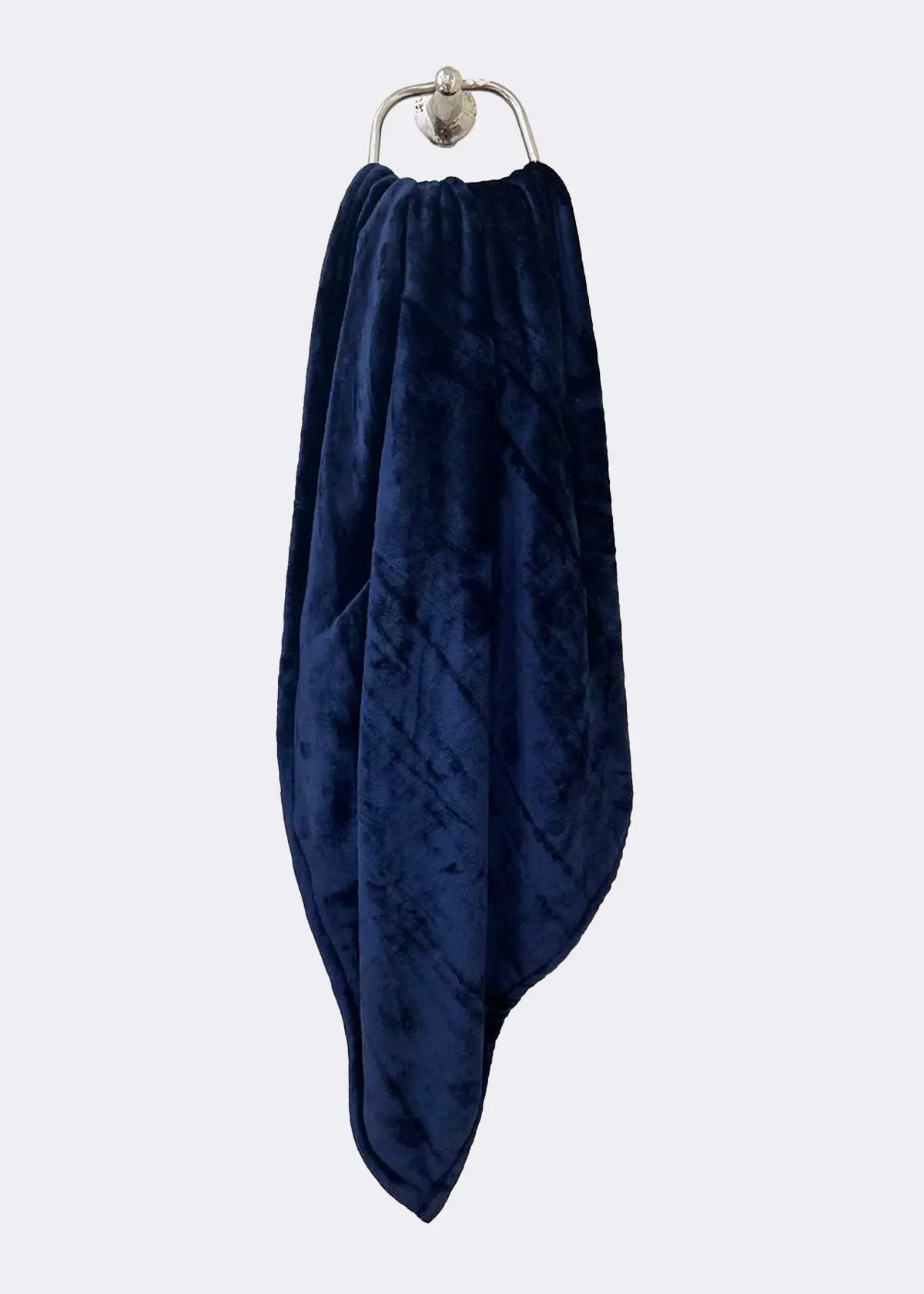A photo of Navy Fleece Throw
