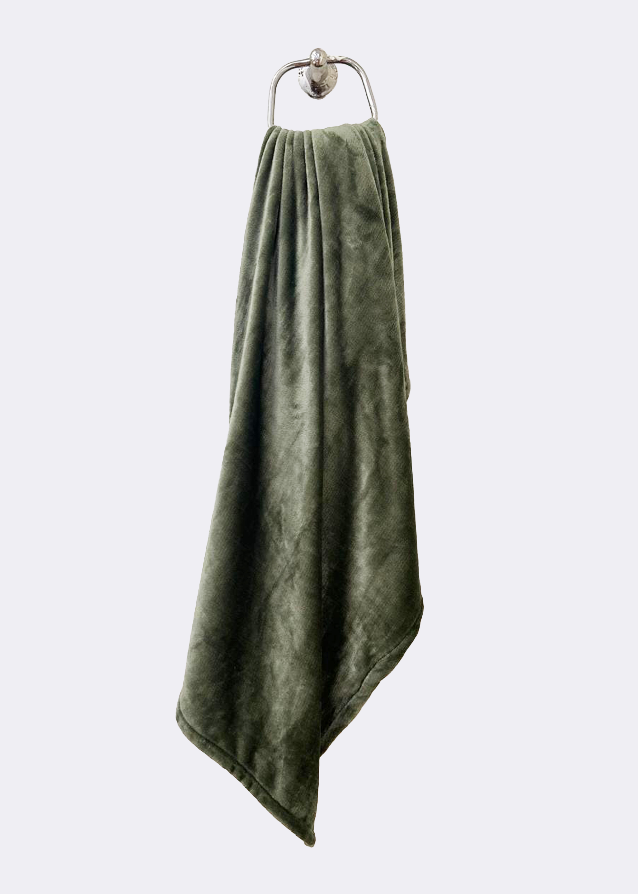 Light Green Fleece Throw