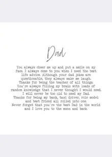 Moments Mug For Dad