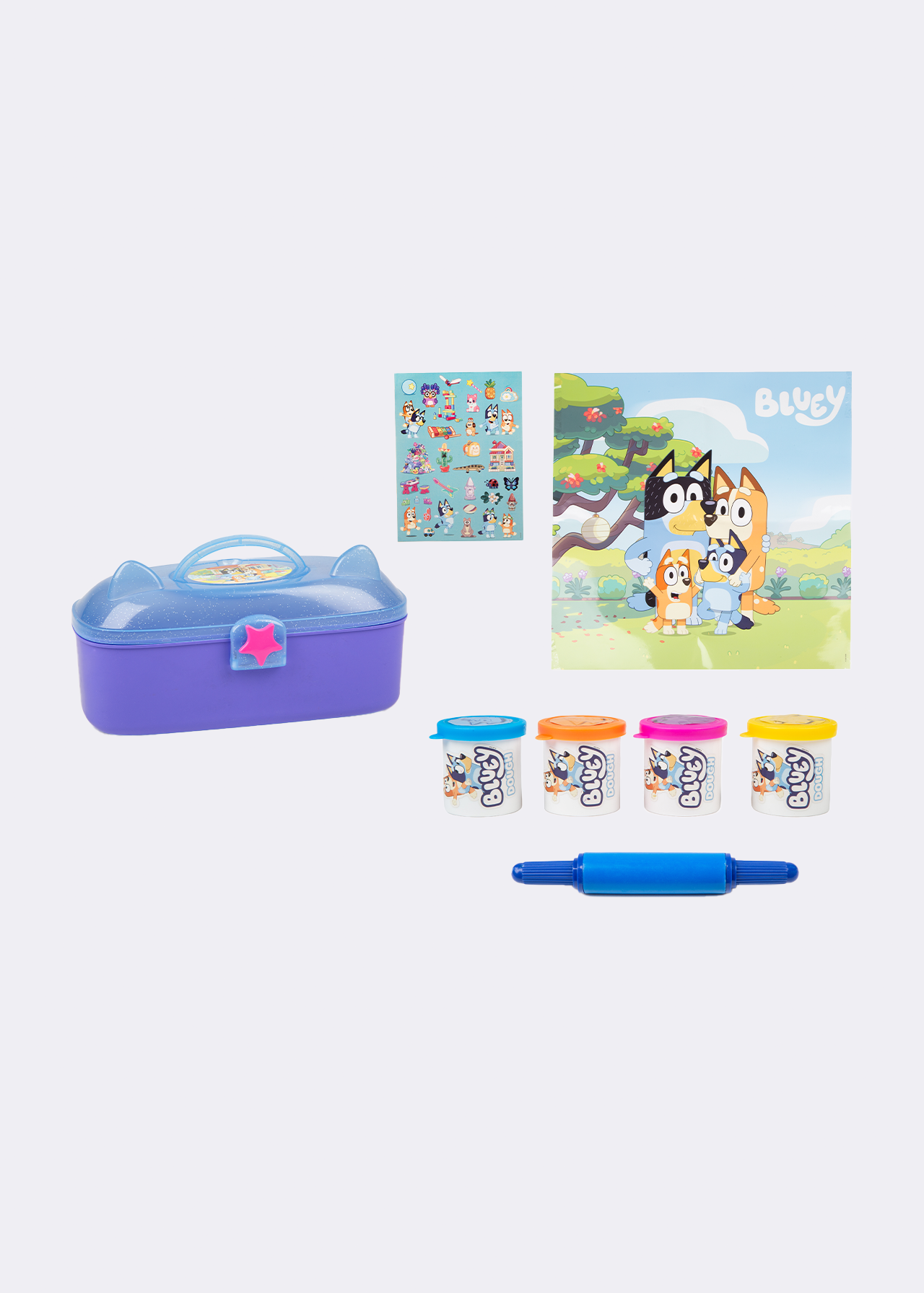 Bluey Play Dough Carry Case Set