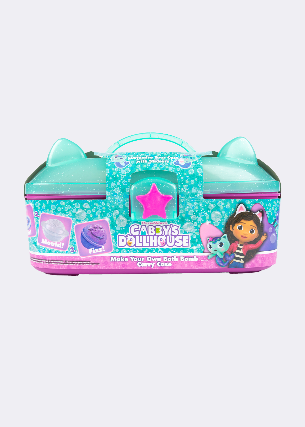 Gabbys Dollhouse Make Your Own Bath Bomb Carry Case
