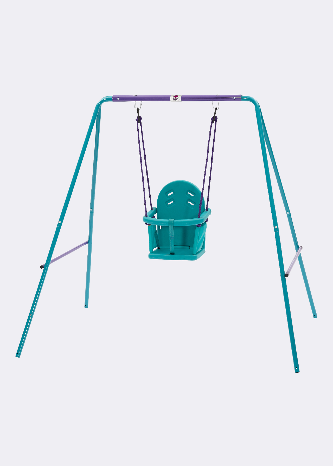 Plum 2 in 1 Swing Set Purple & Teal