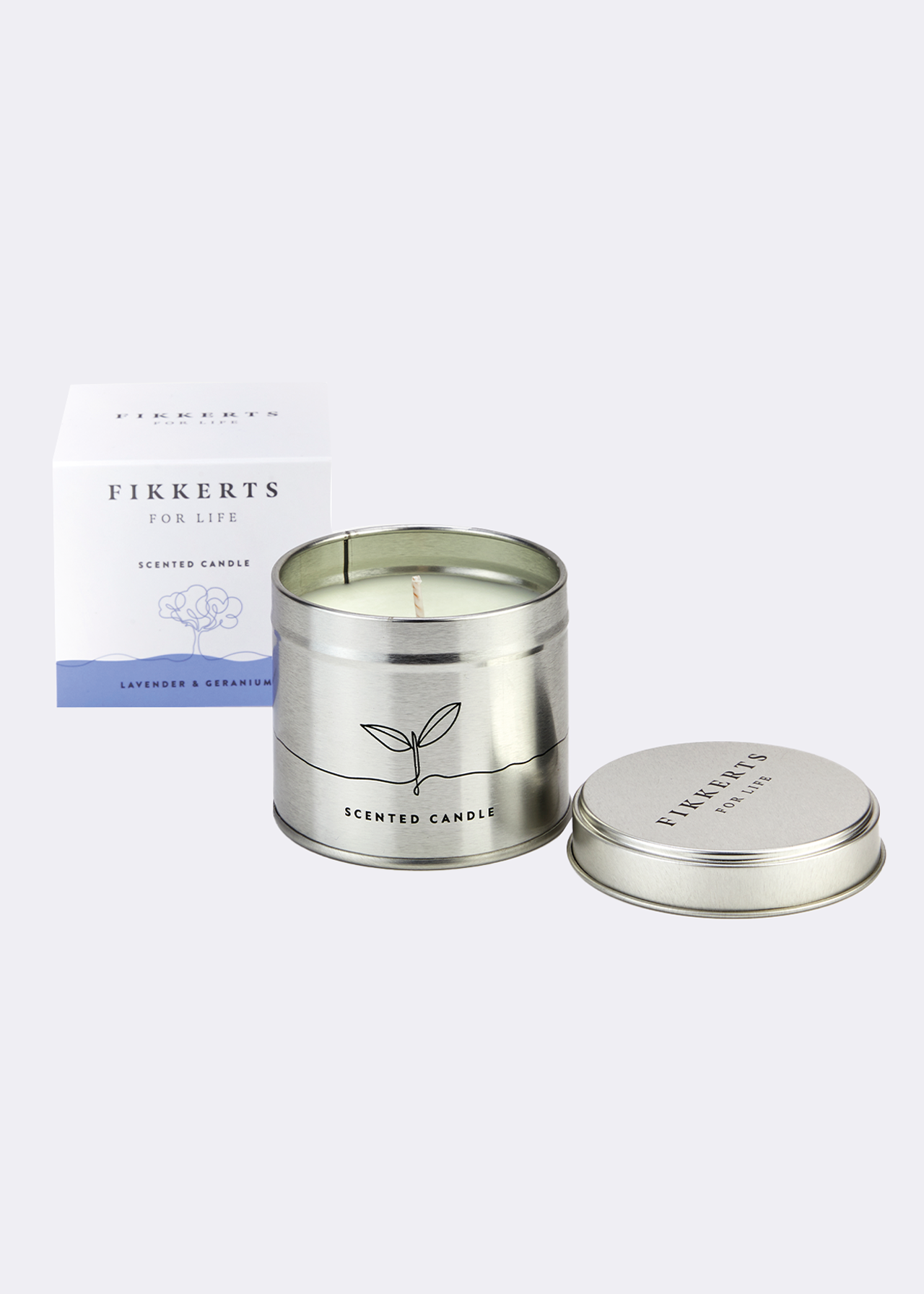Lavender & Geranium Scented Candle 170g