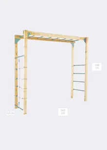 Plum® Wooden Monkey Bars Attachment