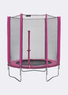 Plum® Junior 6ft Trampoline & Enclosure Pink